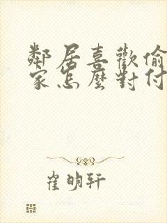 邻居喜欢偷看我家怎么对付