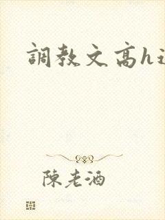 调教文高h道具
