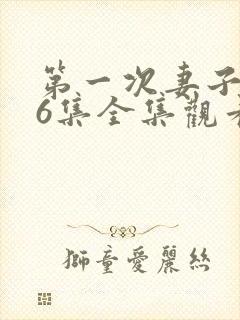 第一次妻子动漫6集全集观看免费