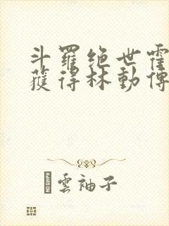 斗罗绝世霍雨浩获得林动传承