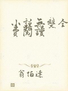 小说无双全文免费阅读