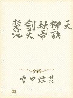 楚剑秋柳天瑶混沌天帝诀