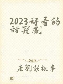 2023好看的甜宠剧