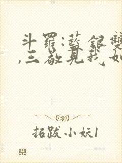 斗罗:蓝银双生,三敬见我如父免费