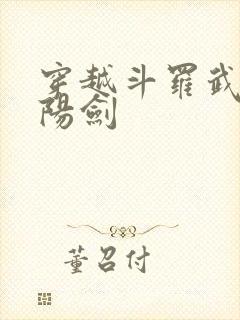穿越斗罗武魂阴阳剑