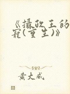 《摄政王的心头宠(重生)》封面