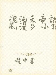 混沌天帝诀 随风漫步 小说