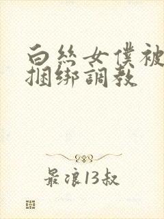 白丝女仆被主人捆绑调教