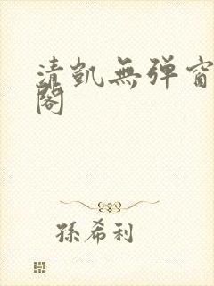 清凯无弹窗笔趣阁