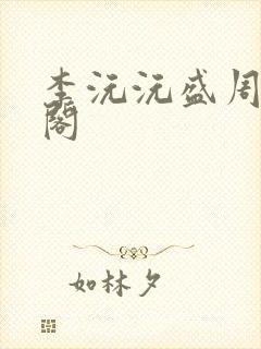李沅沅盛周笔趣阁封面