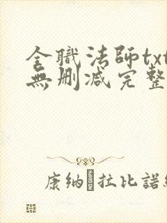 全职法师txt无删减完整版