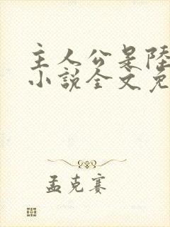 主人公是陆鸣的小说全文免费阅读