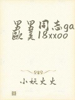 男男同志gay欧美18xxoo封面