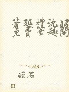 萧延礼沈昭全文免费笔趣阁