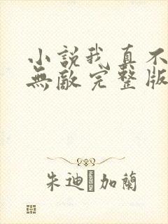 小说我真不想太无敌完整版未删减小说