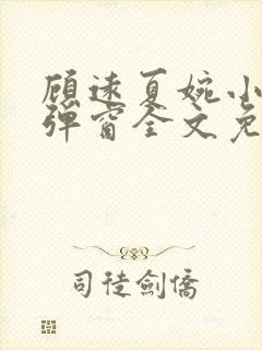 顾远夏婉小说无弹窗全文免费阅读