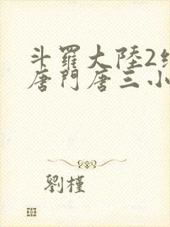 斗罗大陆2绝世唐门唐三小舞小说封面