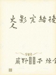 火影完结后的同人