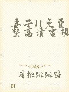 妻子11免费完整高清电视剧在线看