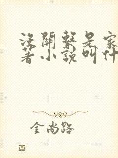 没关系是家人原著小说叫什么名字