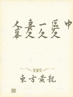 人妻一区中文字幕久久久