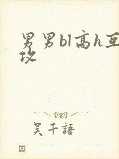 男男bl高h互攻