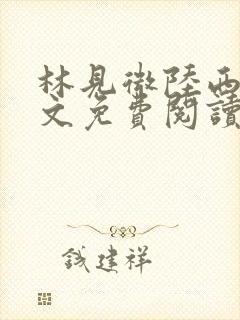 林见微陆西洲全文免费阅读封面