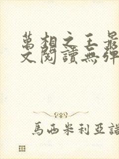 万相之王最新全文阅读无弹窗