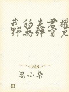 我的夫君权倾朝野无弹窗免费阅读