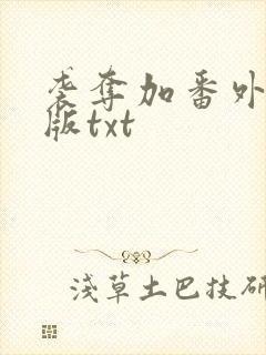 袭夺加番外完整版txt