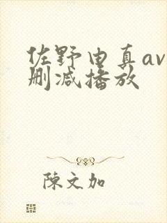 佐野由真av无删减播放