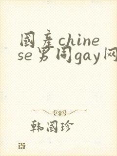 国产chinese男同gay网站封面