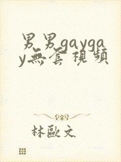 男男gaygay无套视频封面