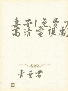 妻子1免费完整高清电视剧看