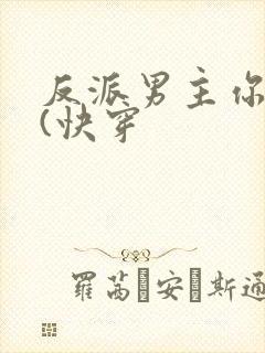 反派男主你好坏(快穿封面