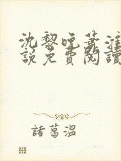 沈黎晚萧淮正小说免费阅读
