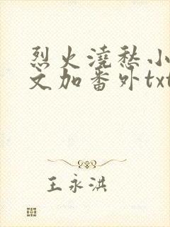 烈火浇愁小说全文加番外txt
