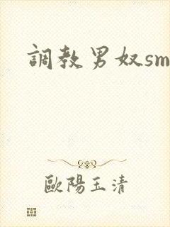 调教男奴sm文