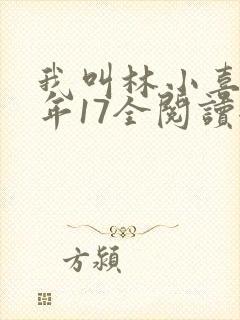 我叫林小喜,今年17全阅读全文txt