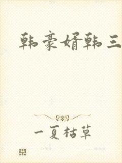 韩豪婿韩三千