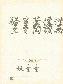 骆宁萧怀沣全文免费阅读无弹窗封面