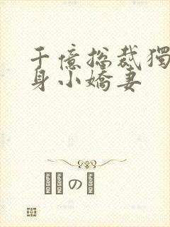 千亿总裁独宠替身小娇妻