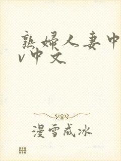 熟妇人妻中文av中文
