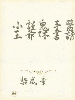小说鬼手医妃:王爷休书请拿好