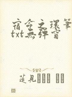 宿命之环笔趣阁txt无弹窗