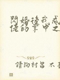 闪婚后我成了大佬的掌中之物 01