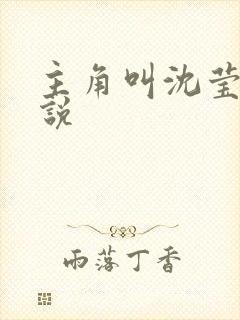主角叫沈莹的小说