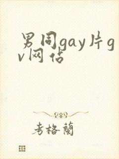 男同gay片gv网站
