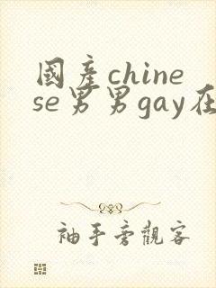 国产chinese男男gay在线播放网站
