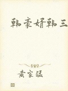 韩豪婿韩三千